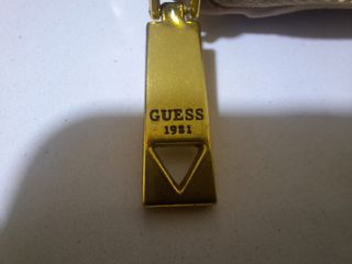 Cartera Guess Mujer Marrón y Dorada