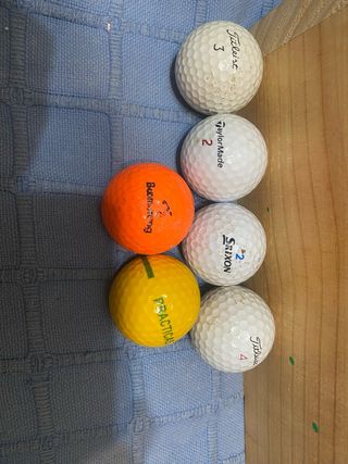 6 Pelotas de Golf Variadas
