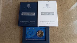 Andorra 2014 Consejo de Europa Conmemorativa PROOF