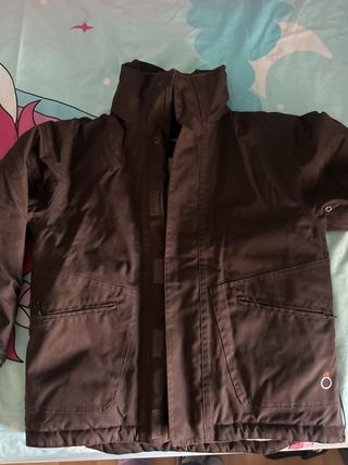 Chaqueta marrón niño Talla 8/10 FOUGANZA