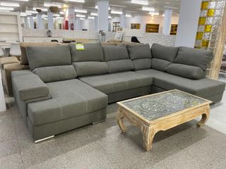 Sofá Cama Gris Tela - ENvio gratis