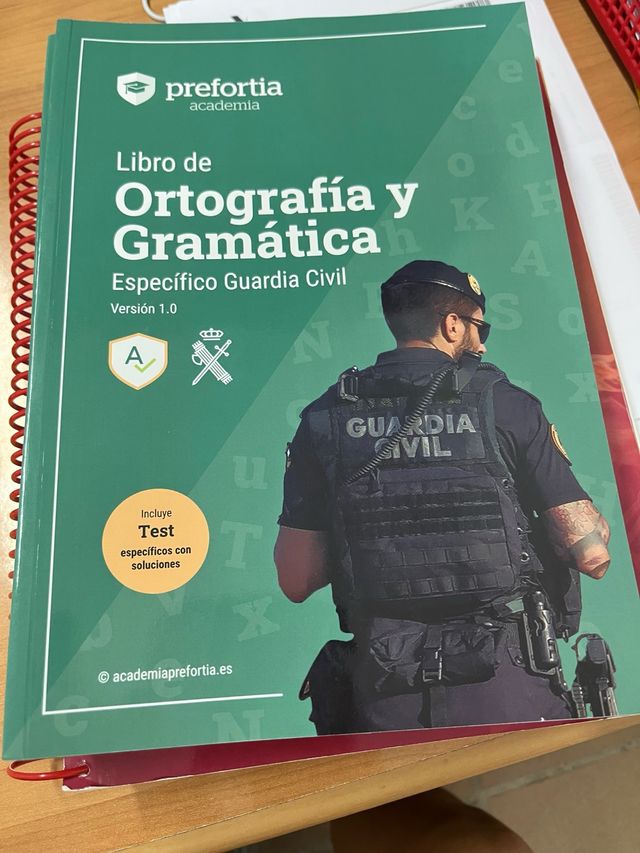 Libro Ortografía y Gramática Guardia Civil 