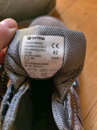 Botas de trabajo puntera de acero Talla 42