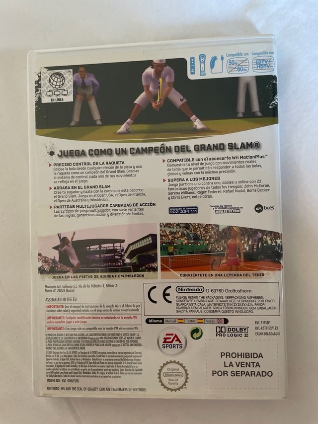 Grand Slam Tennis Wii