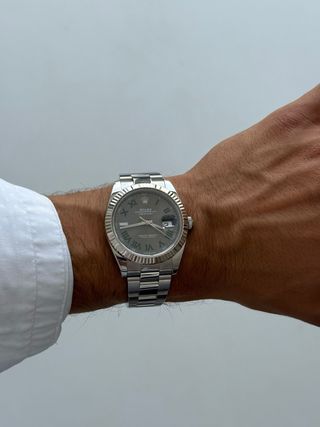 Rolex Datejust 41mm Roman letters Reloj Watch 