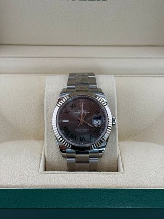 Rolex Datejust 41mm Roman letters Reloj Watch 