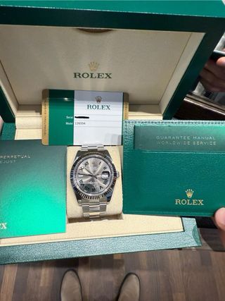 Rolex Datejust 41mm Roman letters Reloj Watch 