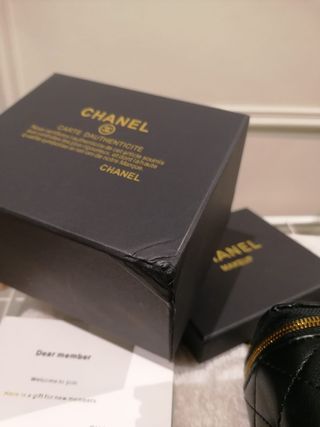 Borsa da toilette Chanel Mini nera