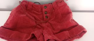 Lote 3 pantalones cortos y una falda vaquera C2