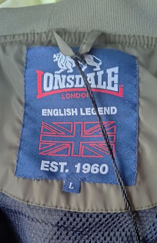 Cazadora Lonsdale entretiempo verde militar