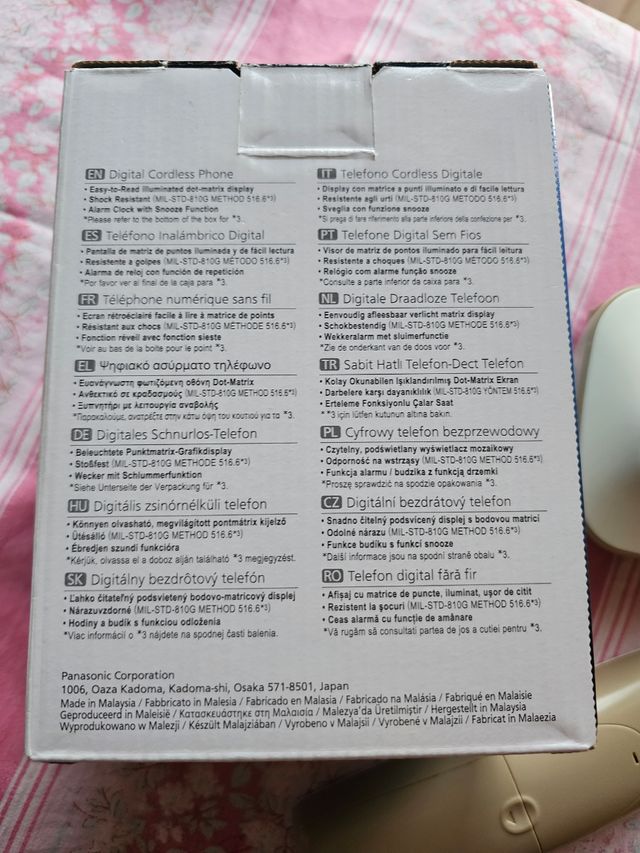 Telefono cordless Panasonic KX-TGB610