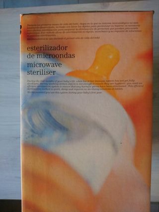 Esterilizador microondas Suavinex nuevo. Sin uso. 
