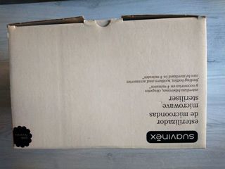 Esterilizador microondas Suavinex nuevo. Sin uso. 