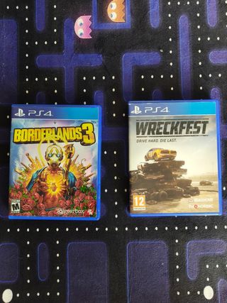 Borderlands 3 y Wreckfest PS4