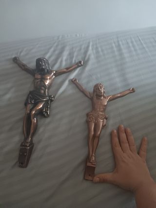 Figuras Cristo Bronce Antiguas