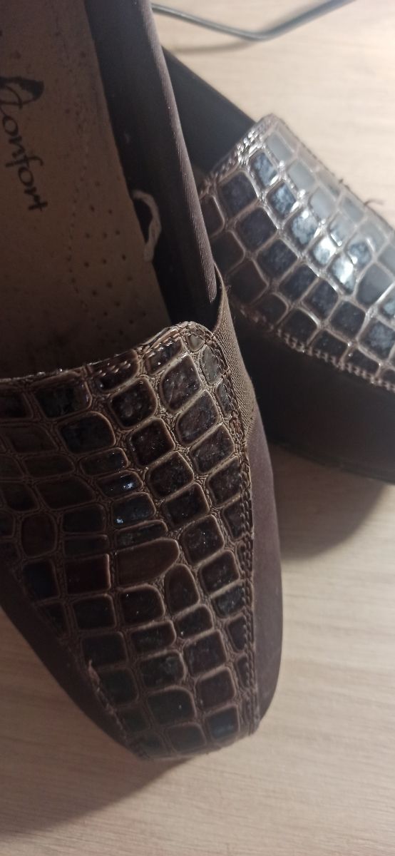 Zapatos mujer Alto Confort marrones