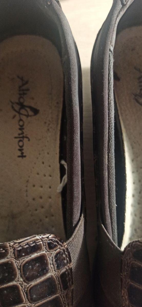 Zapatos mujer Alto Confort marrones