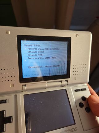 Nintendo DS Silver + Pokemon Perla