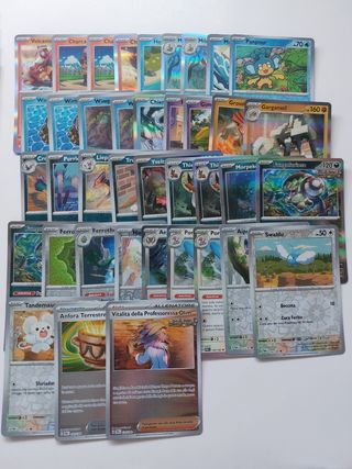 189 Carte Pokémon Paradosso Temporale + 197 P.Live