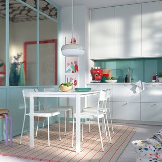 Mesa comedor IKEA VIHALS blanca
