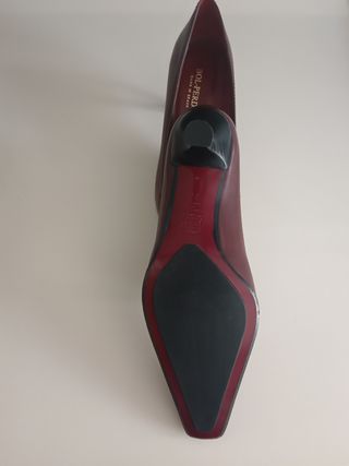 Zapatos de piel burdeos Bol-Perdix talla 39