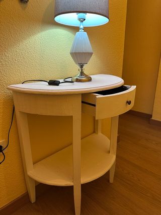 Aparador blanco de madera