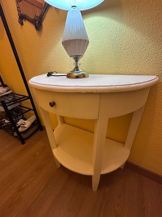 Aparador blanco de madera