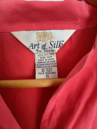 Camisa Seda Art of Silk Talla S