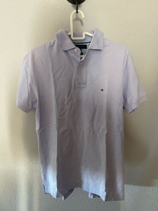 Polo Tommy Hilfiger Lila Talla L