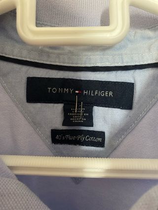 Polo Tommy Hilfiger Lila Talla L