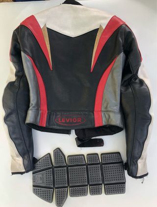 Cazadora de cuero para moto Talla 42