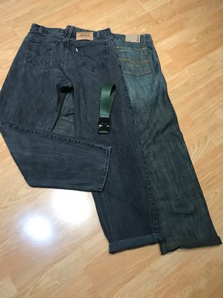 Lote Levi's/Liberto Jeans + cinturón 