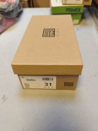 Zapatillas Gioseppo niño beige y amarillo