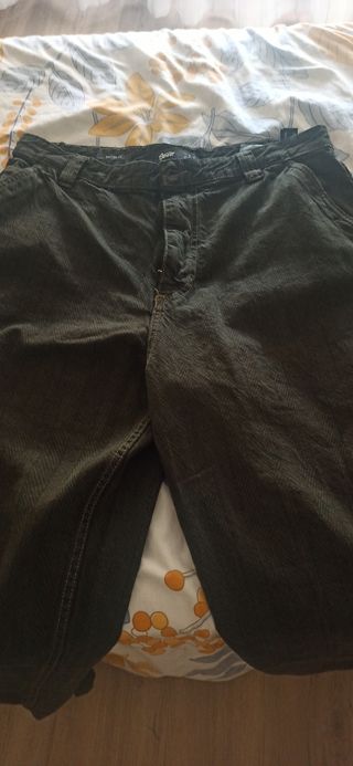 Pantalones Stwd Hombre Talla 46 Verde Oliva