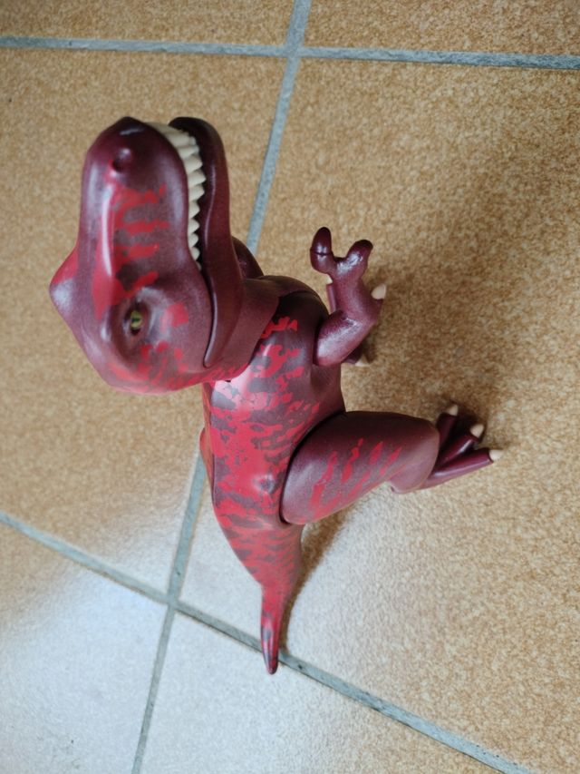 Dinosaurio Playmobil Rojo
