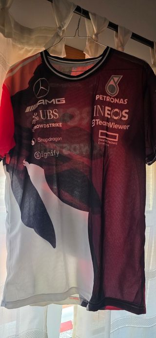 Camisola F1 Mercedes AMG Petronas Miami 2025