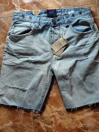 Bermudas vaqueras Pull&Bear hombre T.42