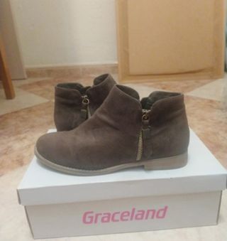 Botines Graceland Marrones Mujer