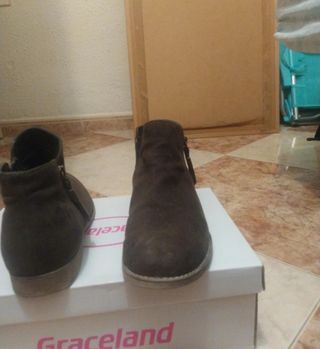 Botines Graceland Marrones Mujer