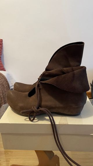 Botines Vialis Piel Marrón Talla 39