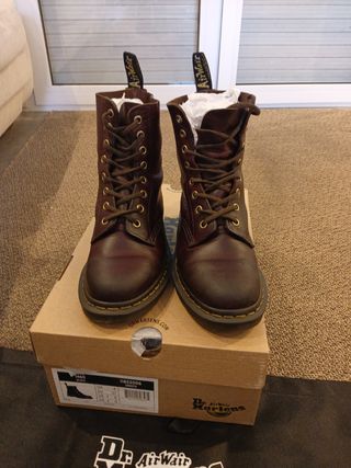Botas Dr. Martens Marrones/Rojas Talla 37