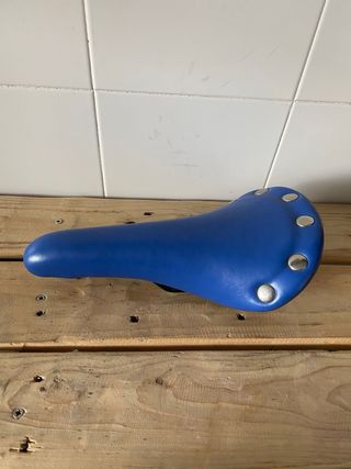 Sillín Bici Fixie Urbana Azul
