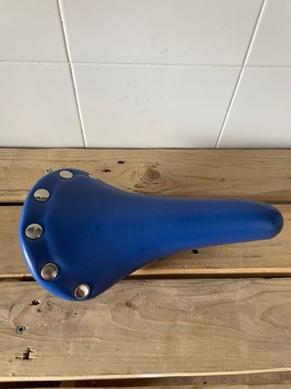 Sillín Bici Fixie Urbana Azul