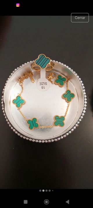 Conjunto Pulsera y Anillo Nuevo