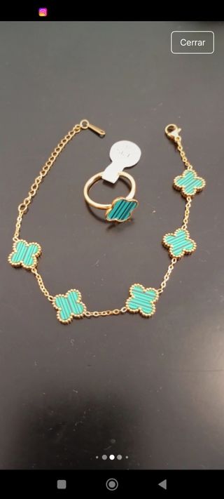 Conjunto Pulsera y Anillo Nuevo