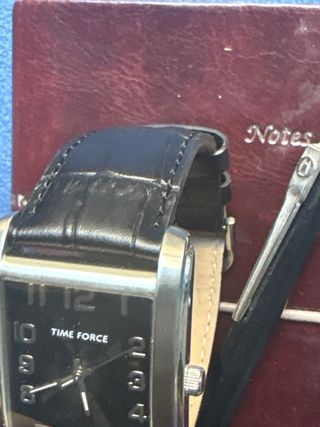 Reloj de hombre Time Force Negro y plateado