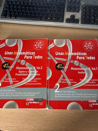 Libros unas matemáticas para todos 
