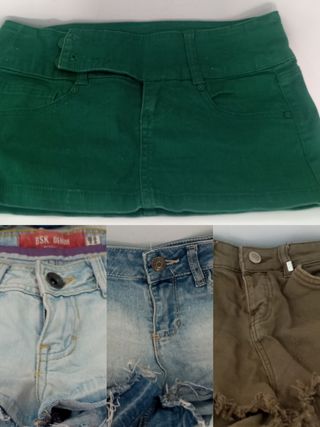 Lote 3 Pantalones Cortos Talla 32