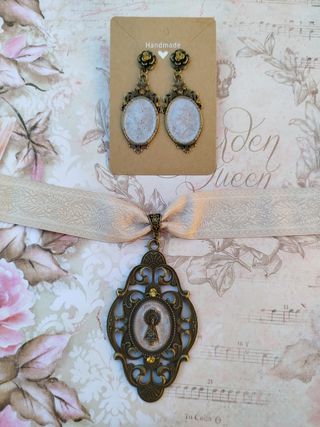 Conjunto Baturra: Pendientes y Colgante