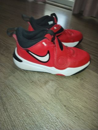 Zapatillas Baloncesto Nike Niño Rojas